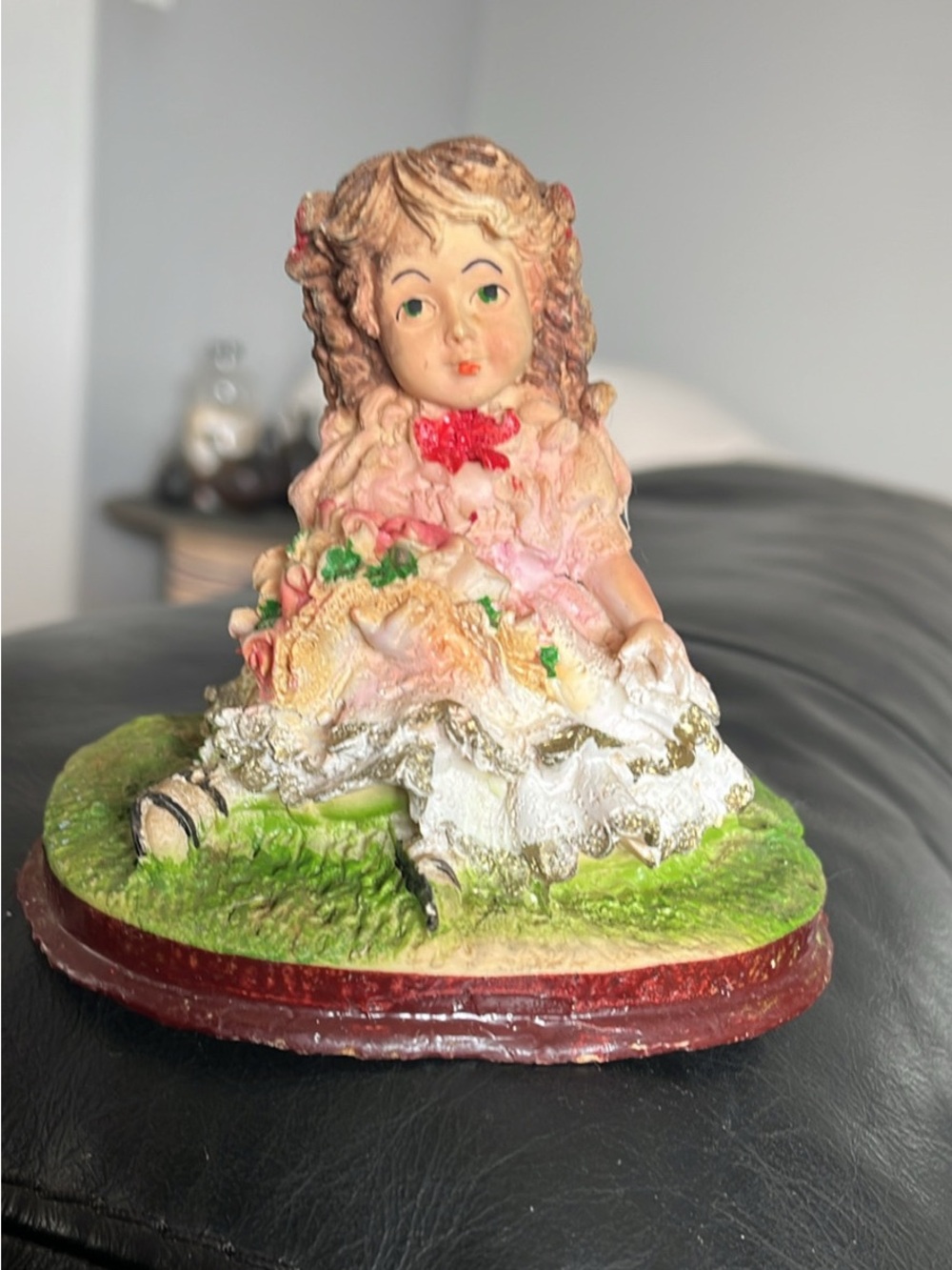 Vintage Victorian Style Girl Enesco Figurine